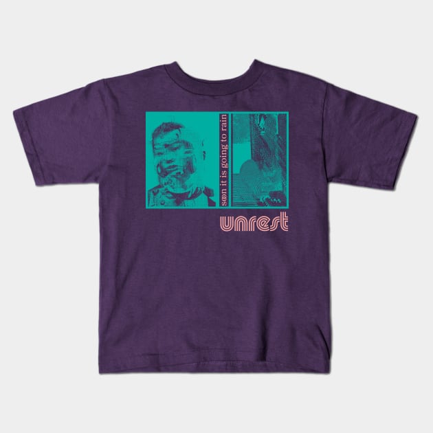 Unrest / 90s Style Original Graphic Fan Design Kids T-Shirt by DankFutura